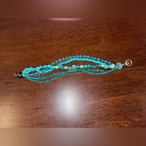 vintage american eagle Turquoise Multi-Strand Beaded bracelet